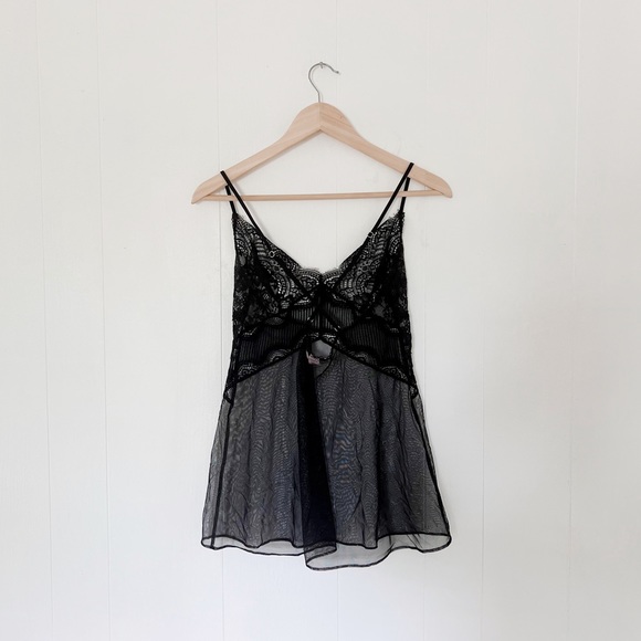 Victoria’s Secret Lace and Mesh Lingerie Teddy - Picture 2 of 3